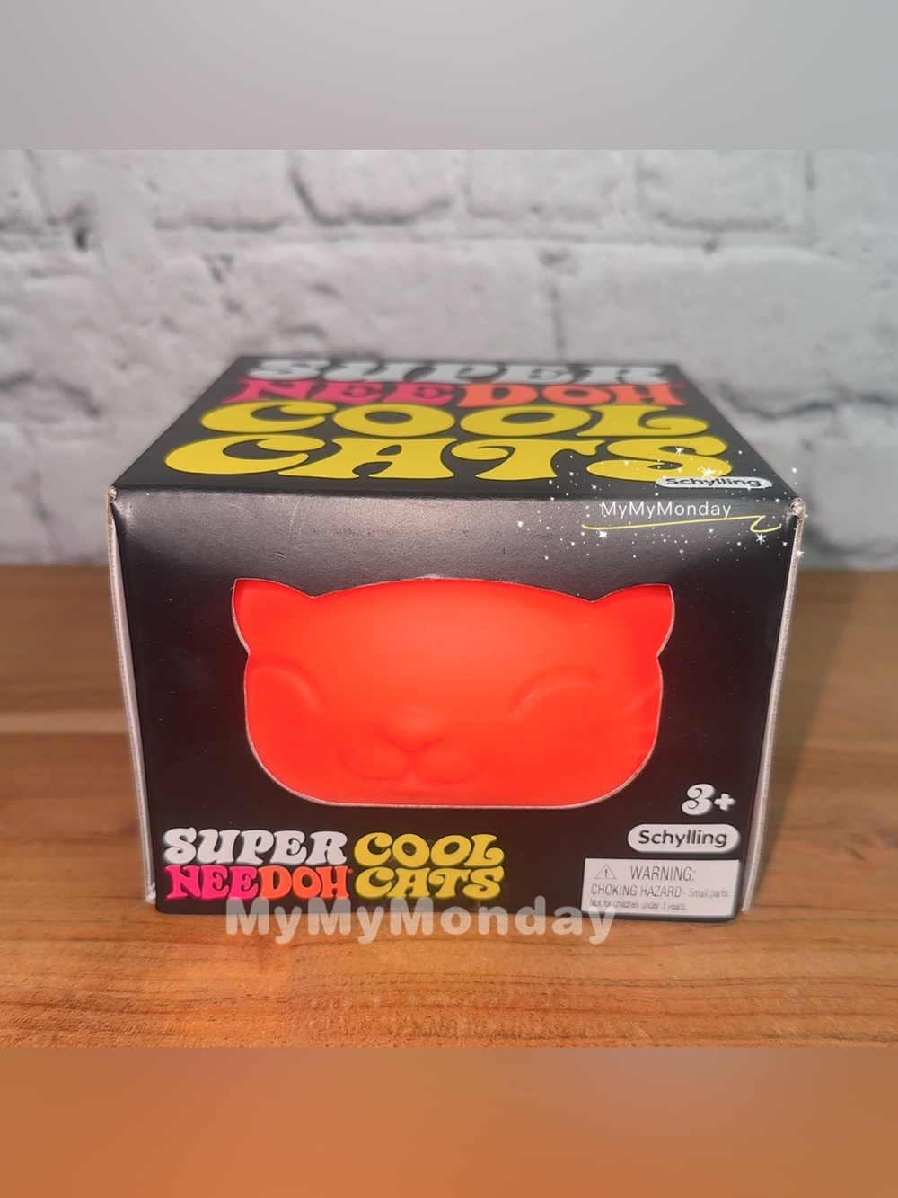NeeDoh Super Cool Cats Orange